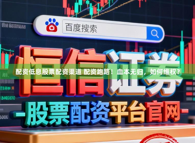 配资低息股票配资渠道 配资跑路！血本无归，如何维权？